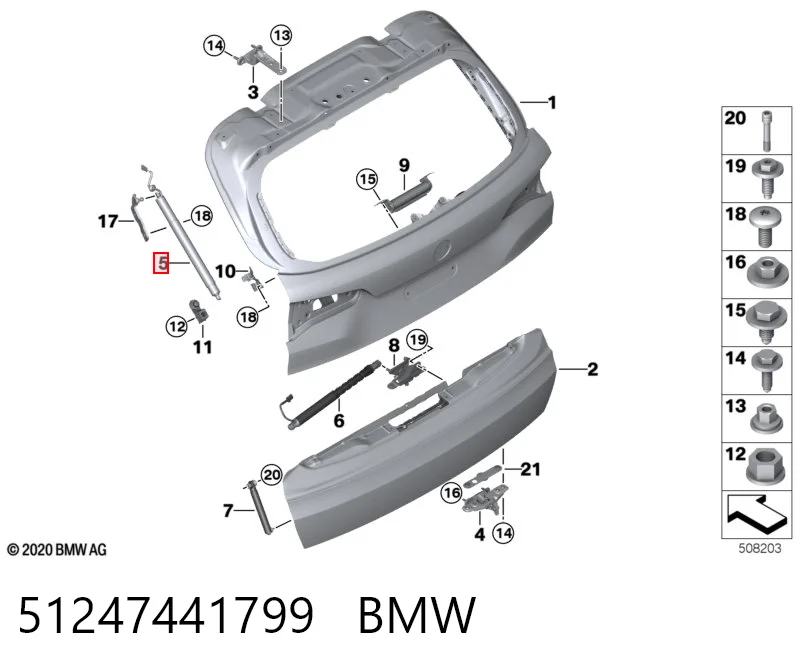 Амортизатор задней двери Kamoka 7094126 цена, от 74.25 USD