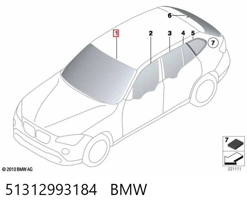 2460AGSGYMV1B Glaspo Автостекло