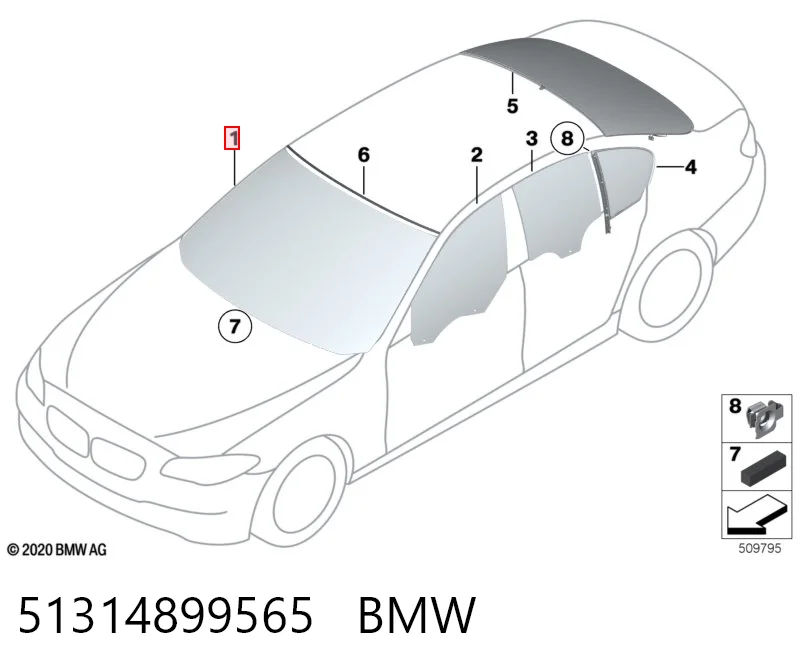 Стекло лобовое XYG 2459ACCMUV цена, от 439.23 USD
