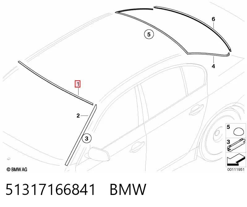 Купить GS1404P133X Icor Молдинг лобового стекла верхний