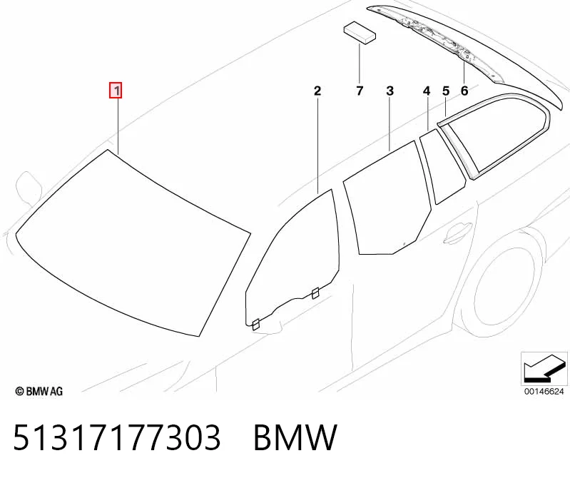 AB11115A Pilkington Автостекло