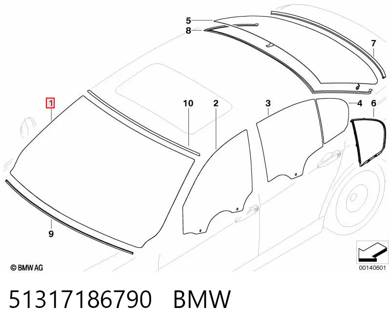Стекло лобовое Pilkington AB76894A цена, от 81.52 USD