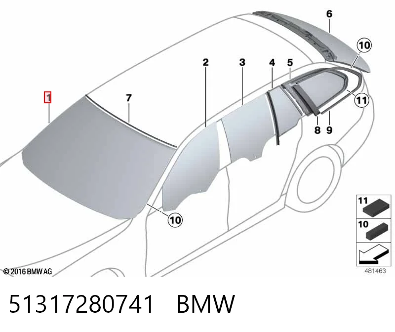Купить GS1420D12S FPS Ветровое стекло