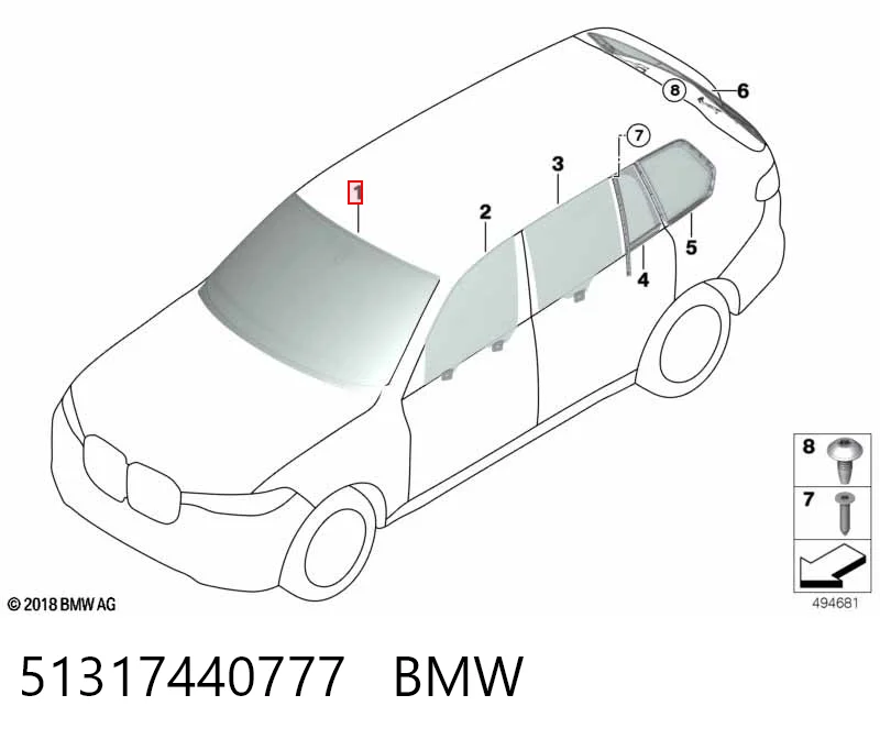 AB77247A Pilkington Автостекло