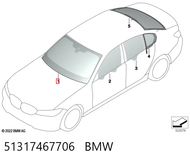 Стекло лобовое Sekurit AB78506B цена, от 278.57 USD