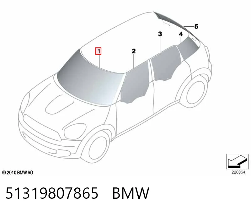 AB11405A Sekurit Автостекло