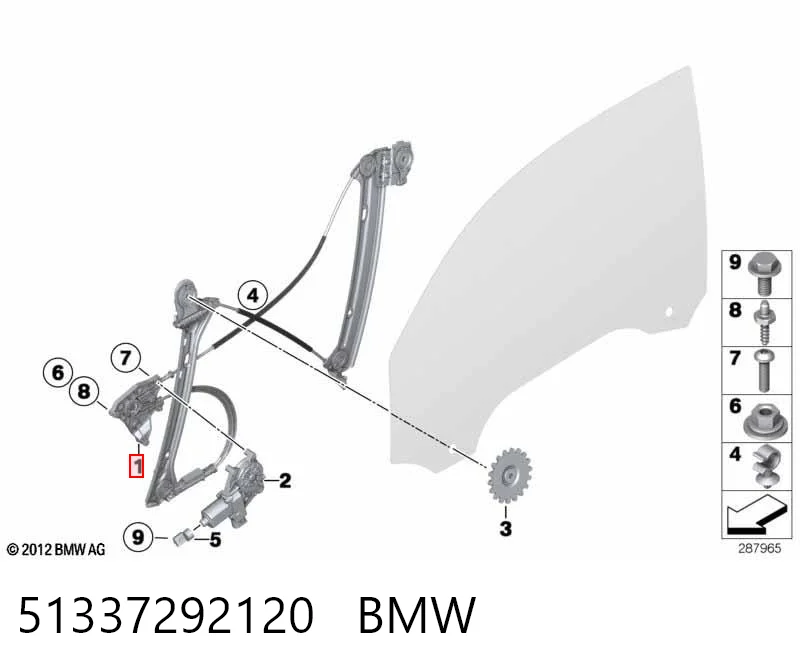 51337292120 BMW Механизм подъема стекол