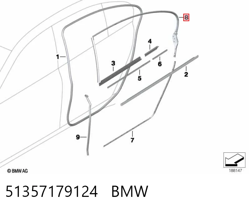 51357179124 BMW 