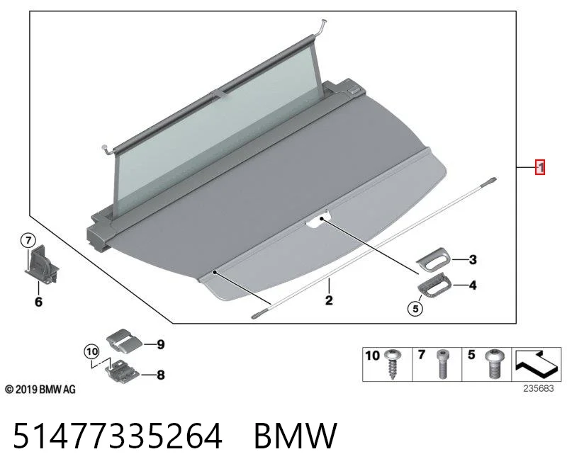  BMW 7409584 цена, от 187.64 USD