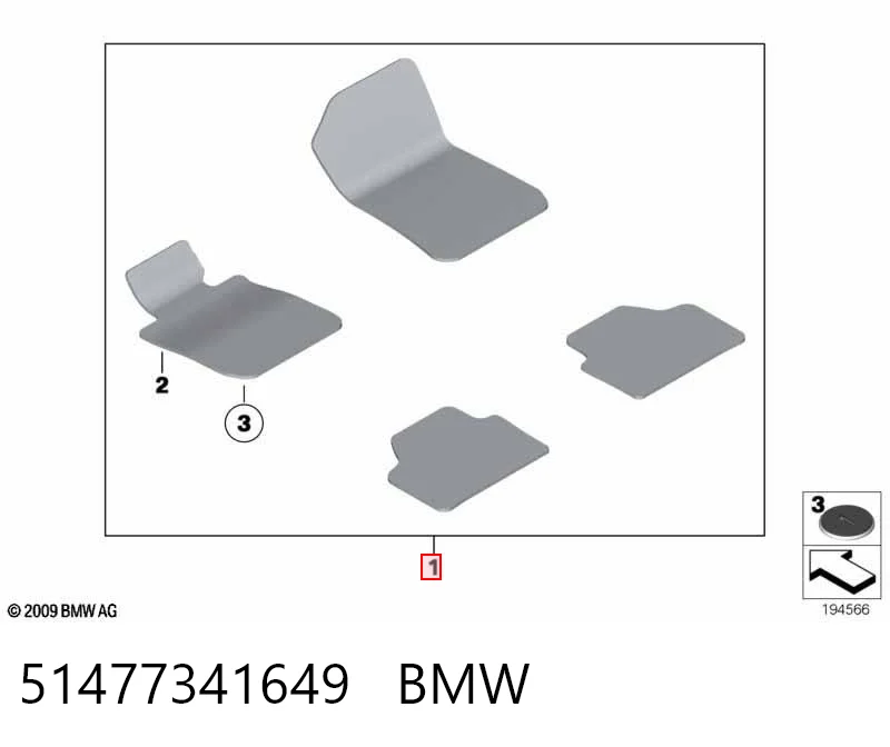 Автоковрики на BMW X3  F25