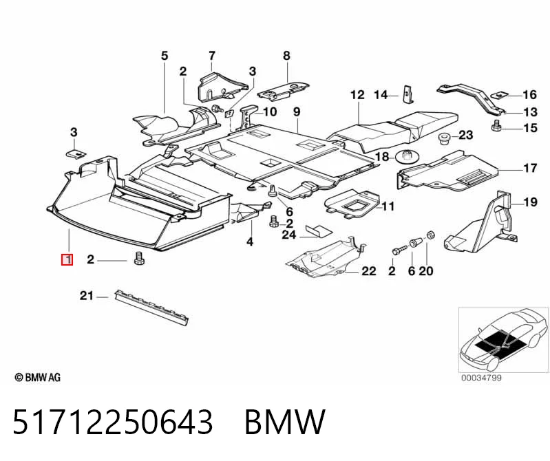 Защита картера двигателя на BMW 3  E36