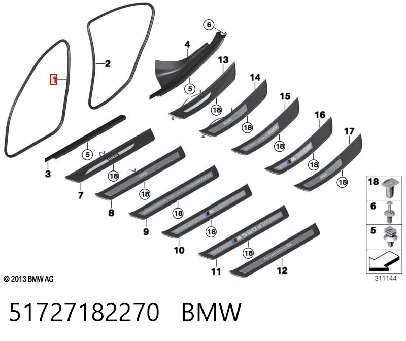 ZVBM8503 Zzvf Уплотнитель двери передней (на кузове)