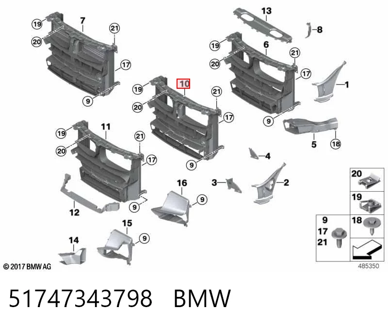 Воздуховод (дефлектор) радиатора AND 30807625 цена, от 183.96 USD