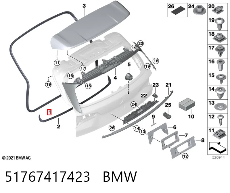 51767417423 BMW 