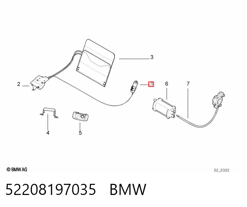 Заглушка буксировочного крюка в передний бампер BMW 7 седан (E38) (1994 - 2001) цена, от 3.52 USD