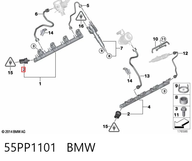 55PP1101 BMW Манометры