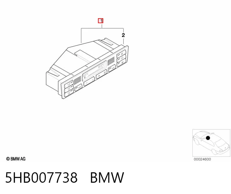  Блок управления кондиционером BMW 3 