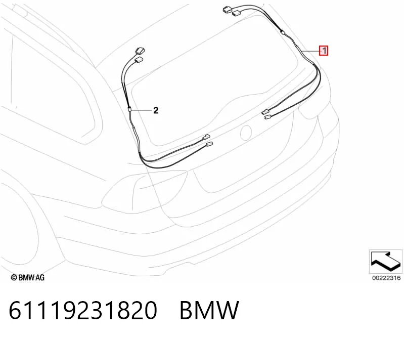 61119231820 BMW 