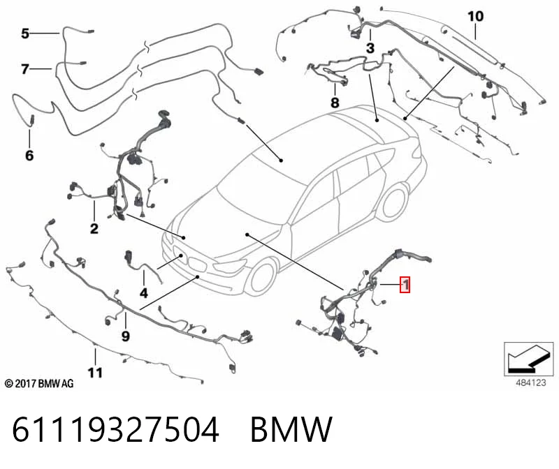 61119327504 BMW 