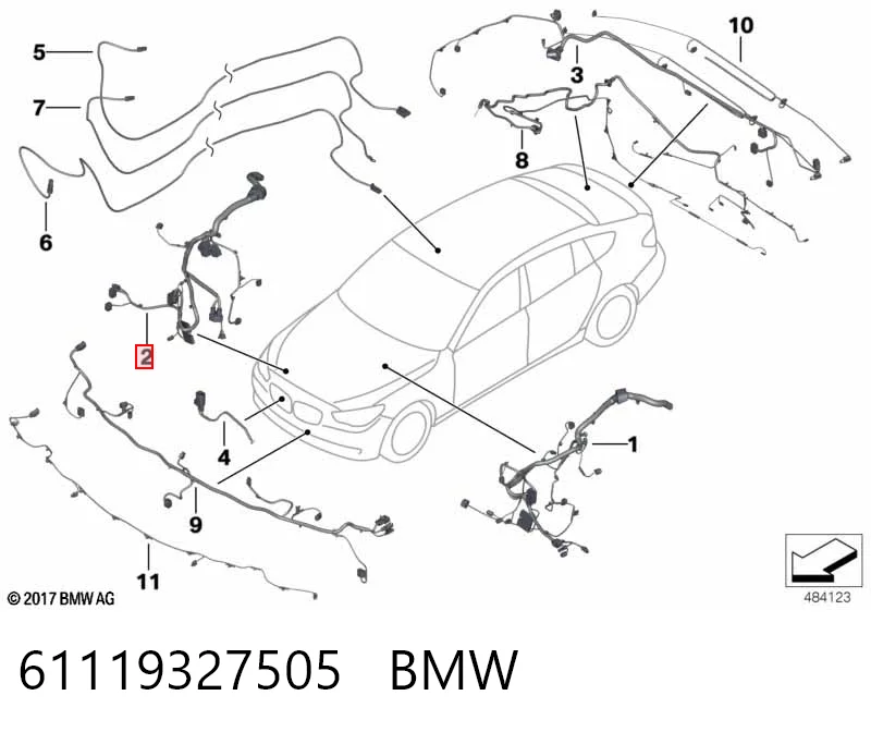 61119327505 BMW 