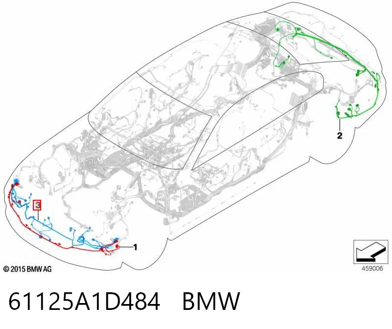 61125A1D484 BMW 