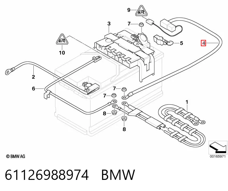 Клема аккумулятора 42915001 AND
