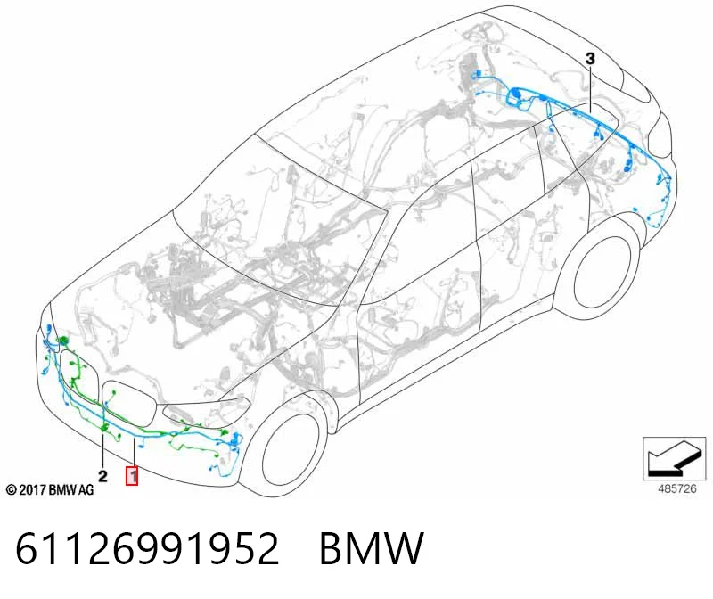 61126991952 BMW 