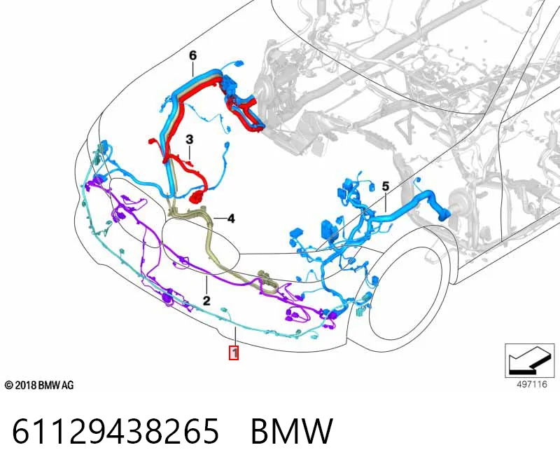 61129438265 BMW 