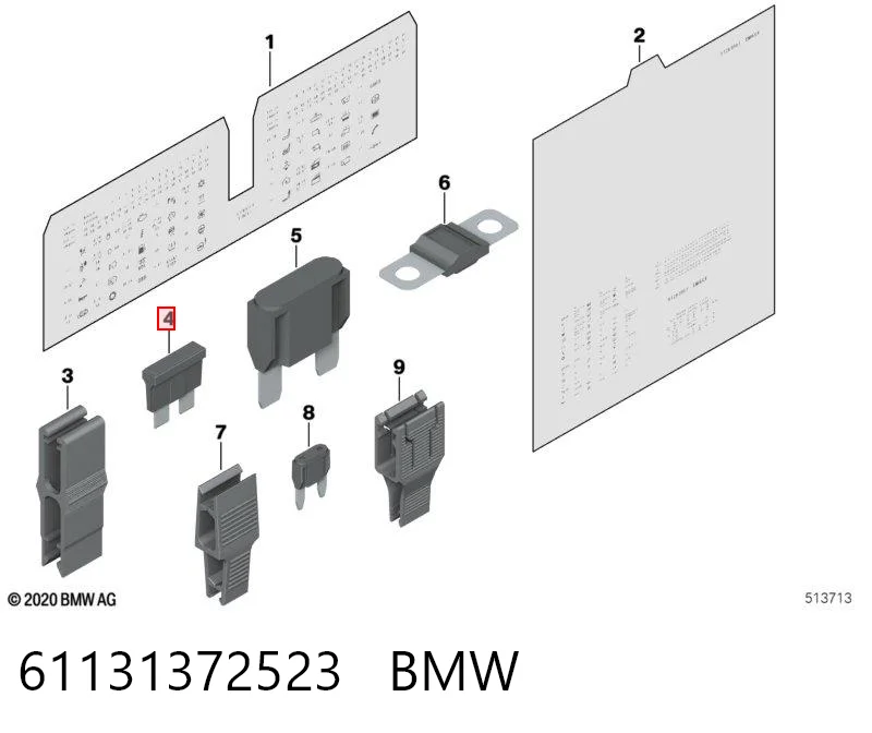 61131372523 BMW