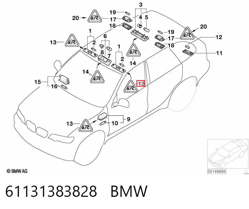 Купить 1C0973119B Porsche Разъем (фишка) универсальный