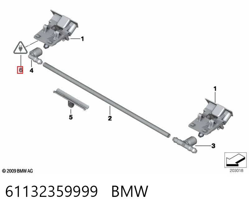 61132359999 BMW Разъем (фишка) универсальный