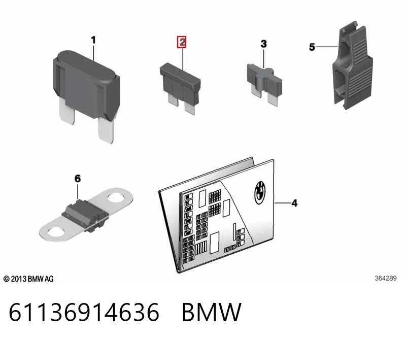 Предохранители 6914636 BMW