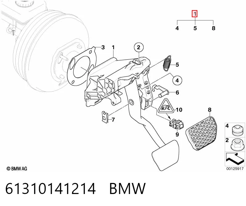 61310141214 BMW Датчик тормоза