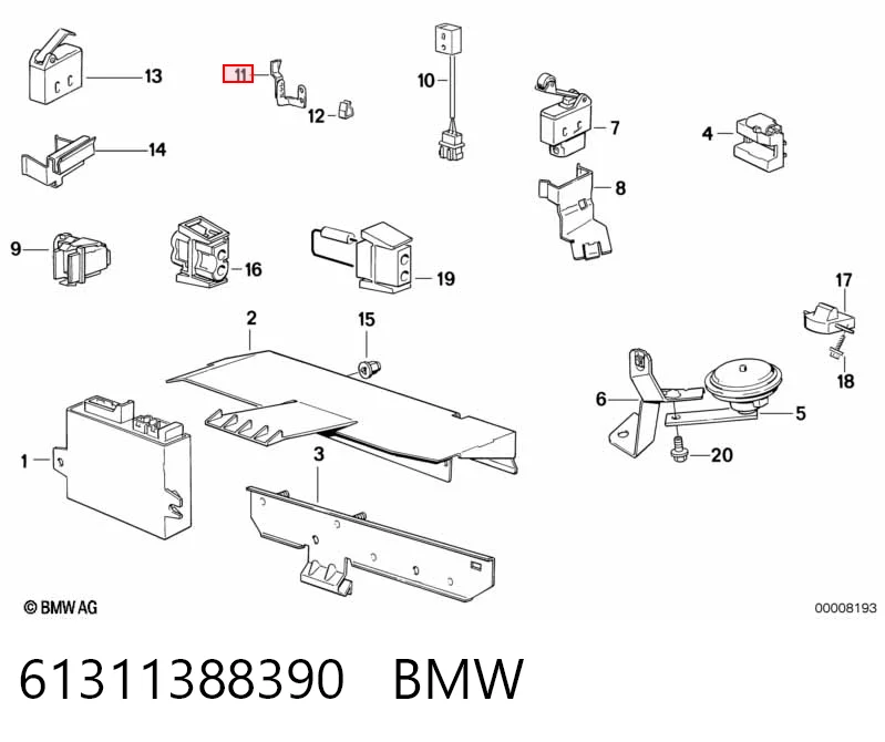 61311388390 BMW