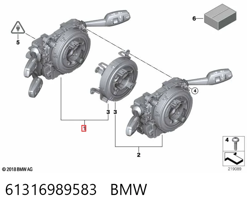  Подрулевой переключатель BMW 1 