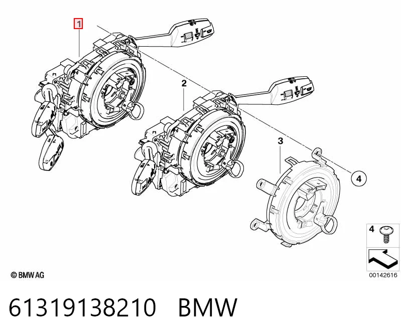 Переключатель подрулевой в сборе на BMW X5  E70