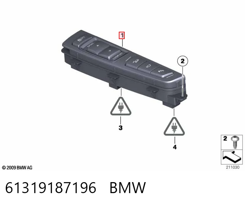 9202949 BMW Блок упавления автосветом