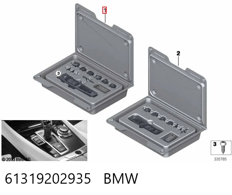 Купить 9202947 BMW Блок кнопок центральной консоли
