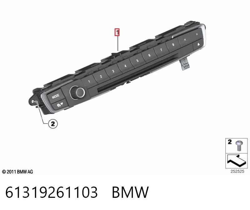Магнитола (радио AM/FM) BMW 2 кабриолет (F23) (2014 - 2021) цена, от 26.90 USD