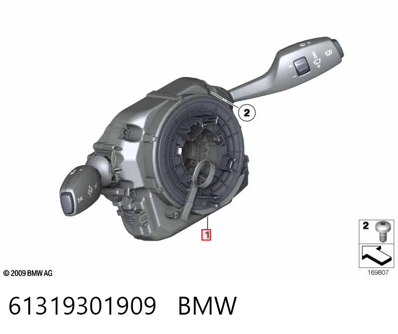 Подрулевой переключатель 9354051 BMW