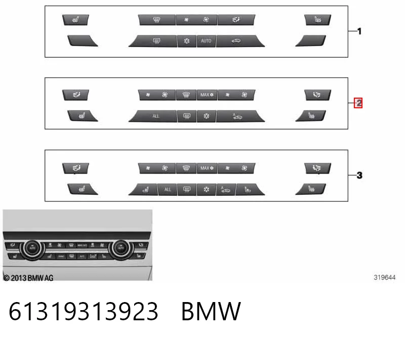 61319313923 BMW 