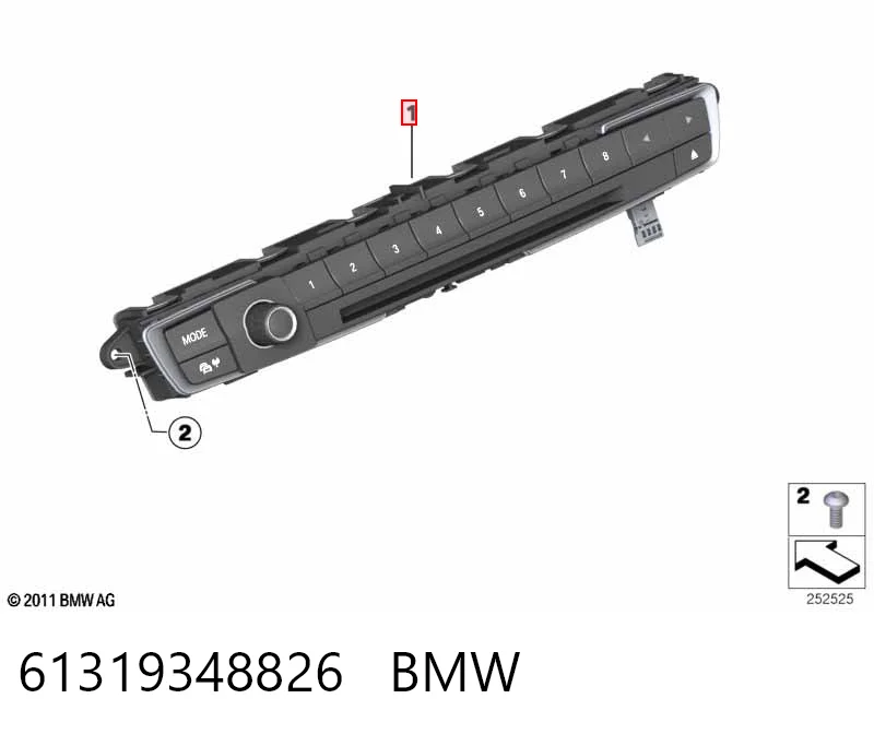  Магнитола BMW 2 