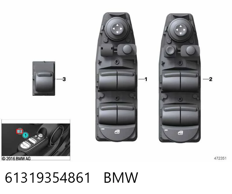 61319354861 BMW 