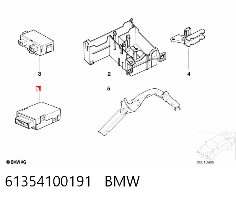 Купить 9145097 BMW Сигнализация внутренняя