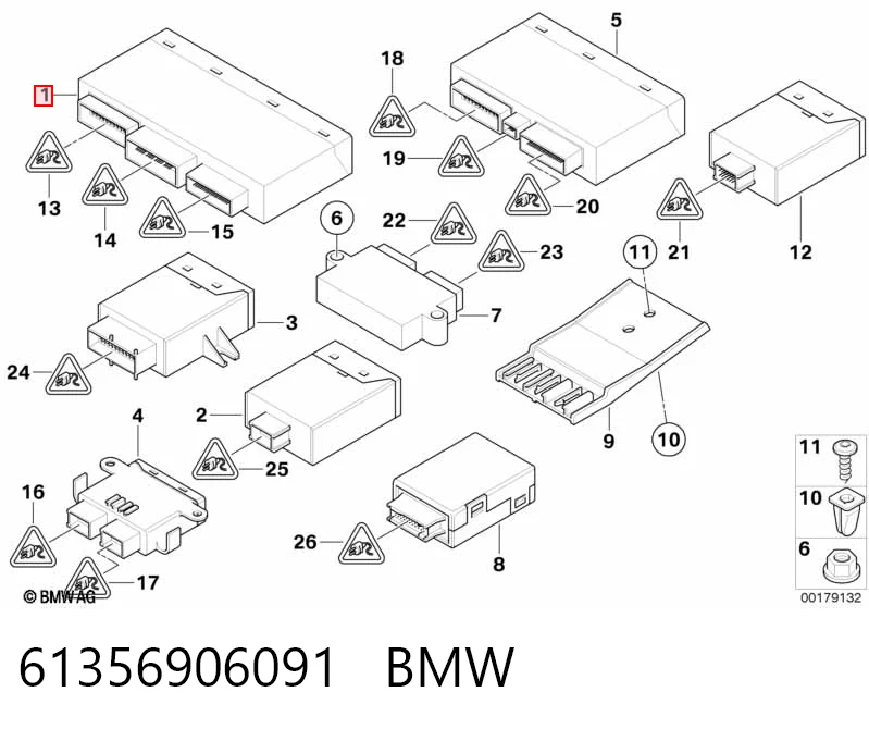 Блок комфорта BMW 3 седан (E46) (1998 - 2005) цена, от 28.25 USD