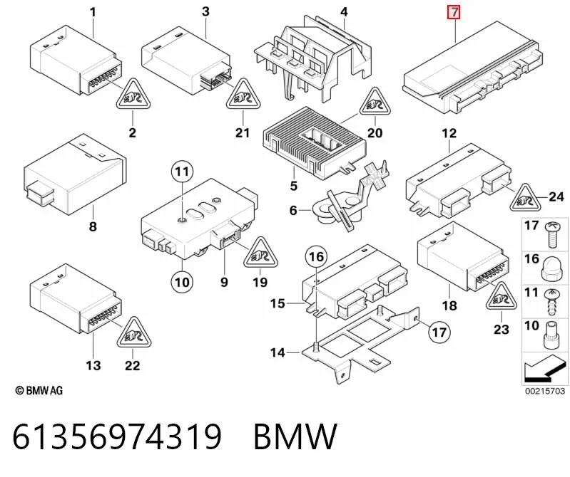 Купить 9176070 BMW Блок комфорта