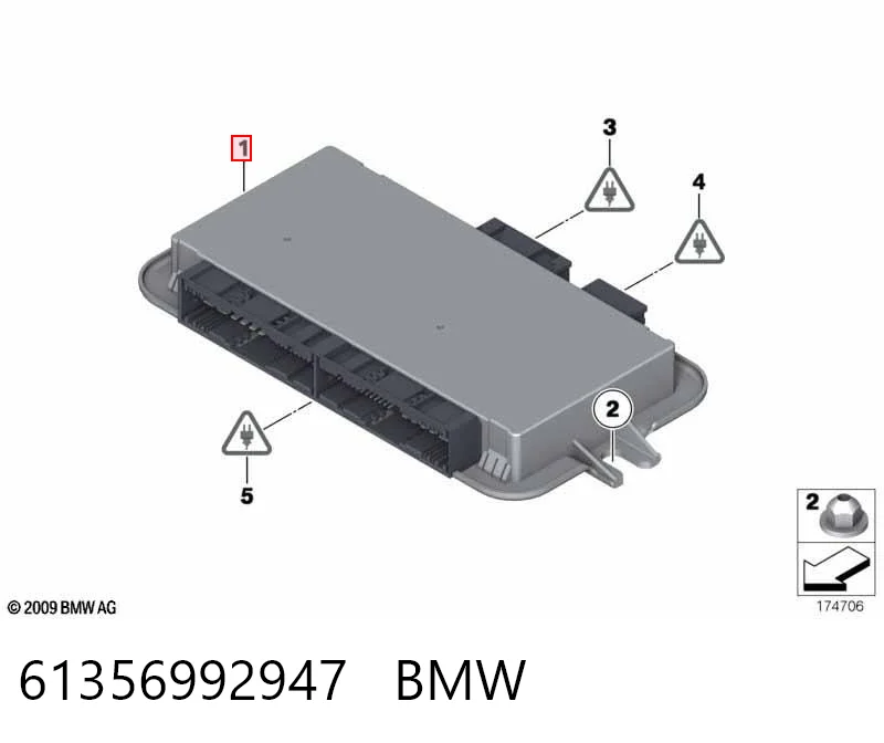 9236458 BMW Блок управления систем комфорта
