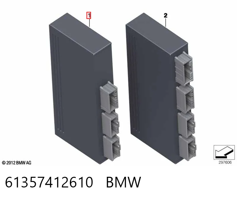 61357412610 BMW ЭБУ открытия крышки багажника/двери 3-й (5-й)