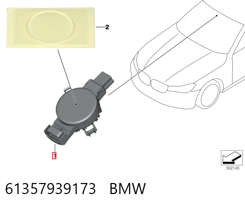 Датчик дождя BMW 61357939173