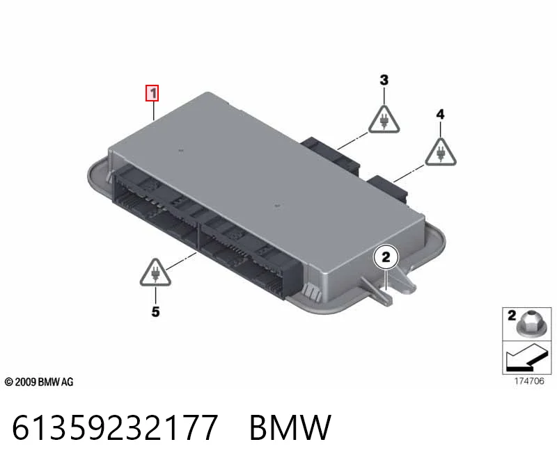 9236458 BMW Блок управления систем комфорта